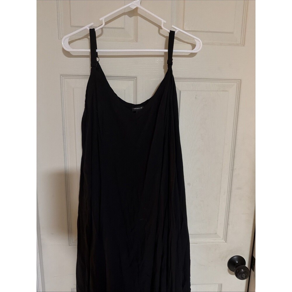 Torrid Back Sundress Adj. Straps Tiered A-Line Size 3x